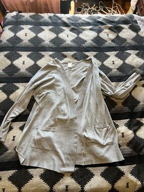Grey Cardigan with pockets - Terra & Sky 2X